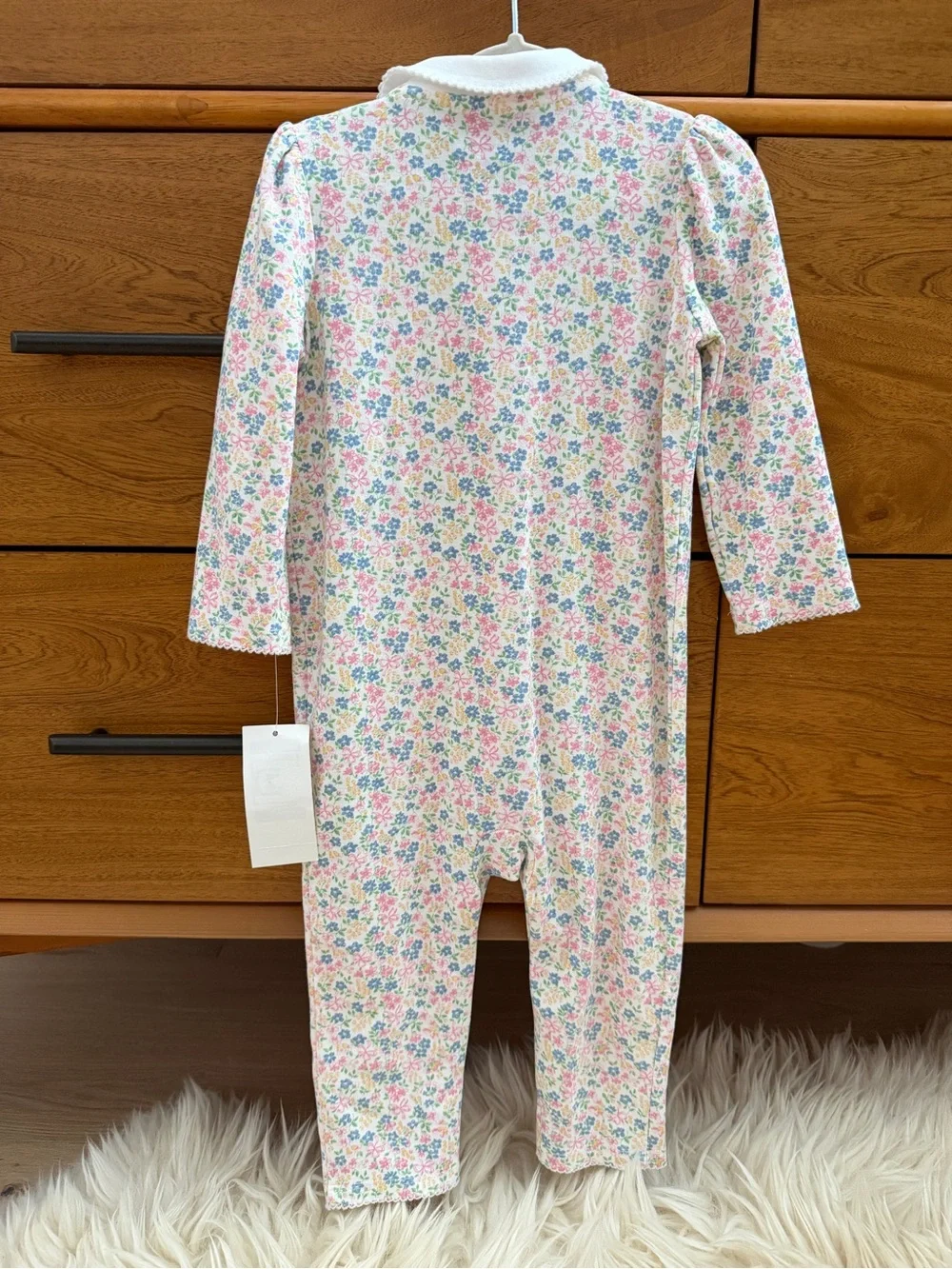 Ralph Lauren Baby Floral Print Cotton Coverall 12m